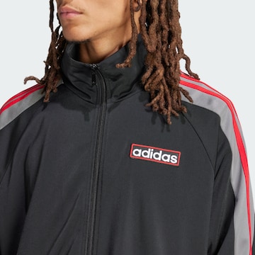 ADIDAS ORIGINALS Zip-Up Hoodie 'Adibreak' in Black