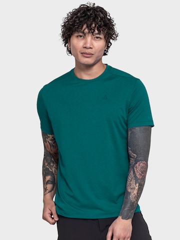 T-Shirt fonctionnel 'Chipoma' Schöffel en vert : devant