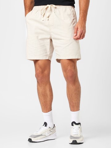 Cotton On Regular Trousers in Beige: front