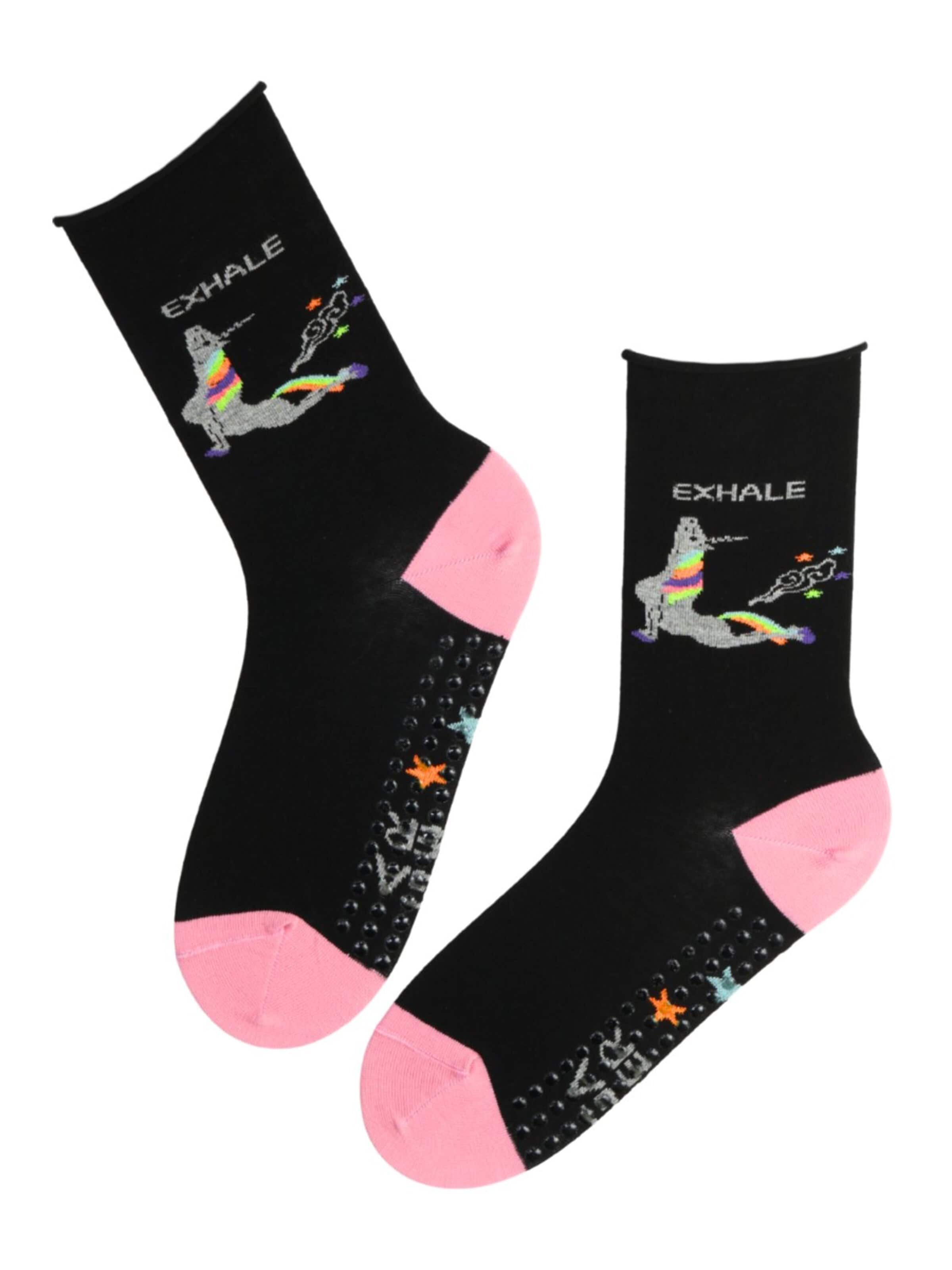 Sokisahtel Socks 'EXHALE anti-slip cotton socks' in Mixed colours: front
