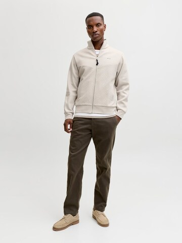 JACK & JONES Sweatvest 'Frankie' in Beige
