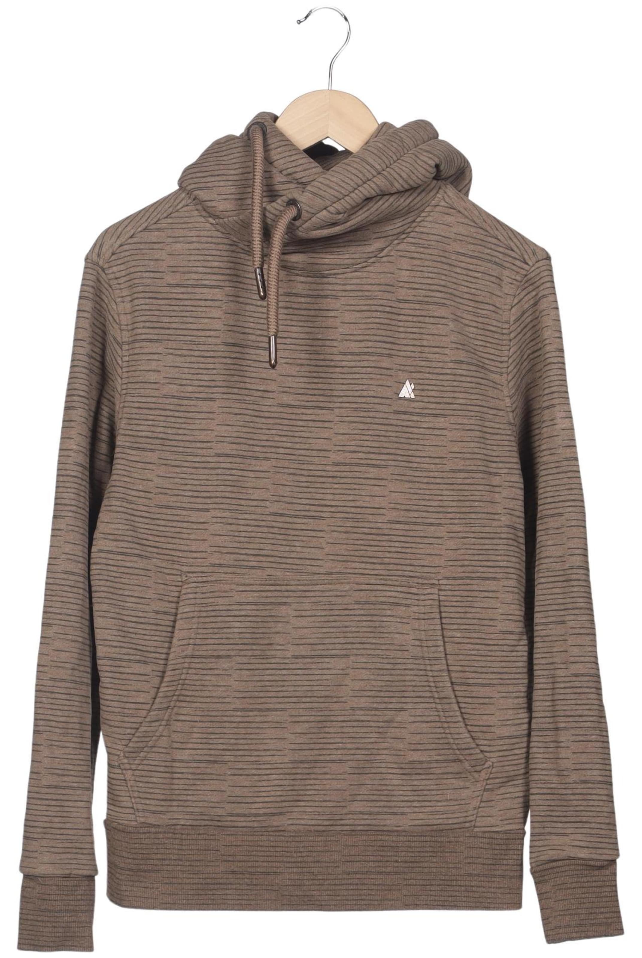alife & kickin Sweatshirt & Zip-Up Hoodie in S in Brown: front