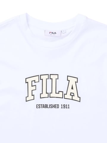 FILA - Camiseta 'RIFREDI regular graphic t-shirt' en blanco
