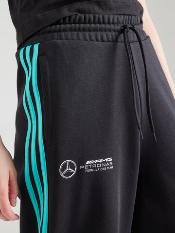 ADIDAS PERFORMANCE Wide Leg Sporthose 'Mercedes - AMG Petronas Formula One Team DNA' in Schwarz