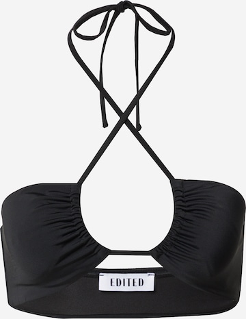 EDITED Triangen Bikiniöverdel 'Hulda' i svart: framsida
