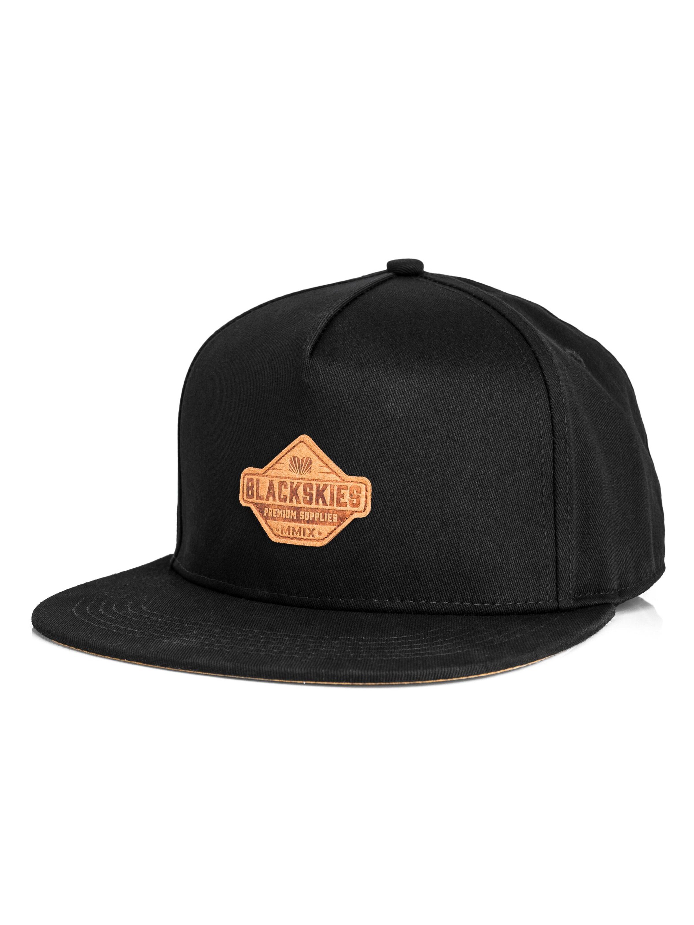 Blackskies Cap 'Essentials' in Black: front