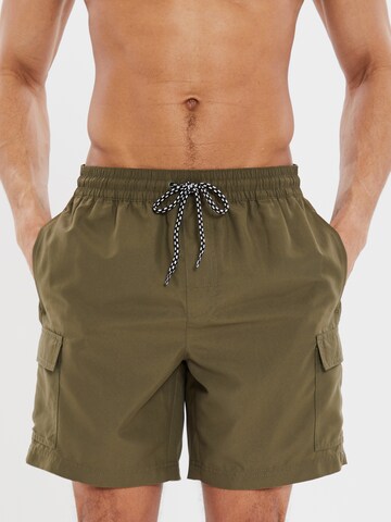 Threadbare Zwemshorts 'Saxon' in Groen