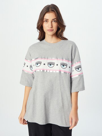 T-shirt Chiara Ferragni en gris : devant