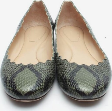 Chloé Flats & Loafers in 35,5 in Green