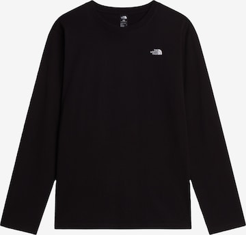 THE NORTH FACE Majica 'Essential Simple Dome' | črna barva: sprednja stran