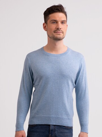 CASH-MERE.CH Pullover i blå: forside