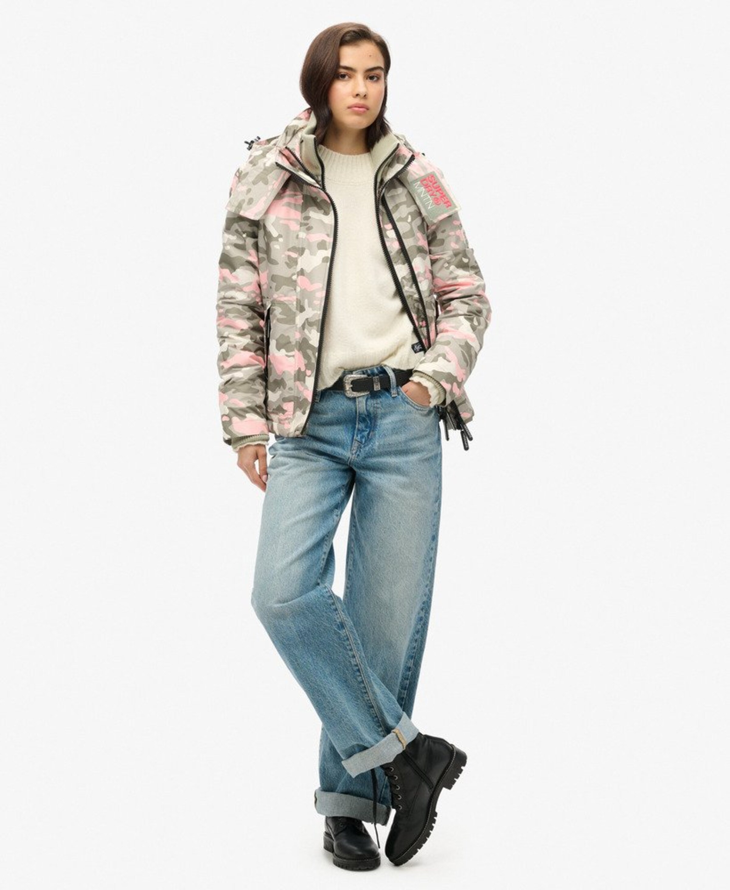 Veste d’hiver Superdry en rose