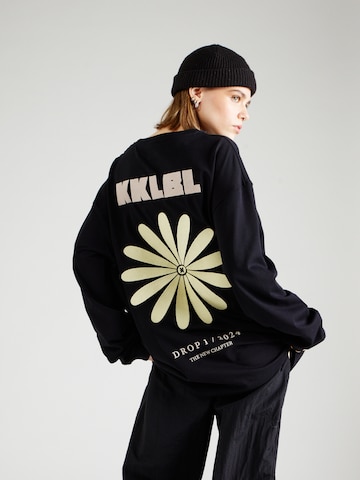Karo Kauer Shirt 'Flower' in Black: front
