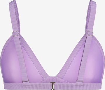 Skiny T-shirt Bikini Top in Purple