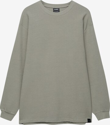 Pull&Bear Shirt in Groen: voorkant