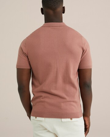 WE Fashion - Camiseta en marrón