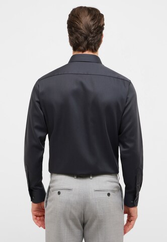 ETERNA Regular fit Zakelijk overhemd in Zwart
