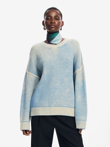 Desigual Sweater in Blue: front