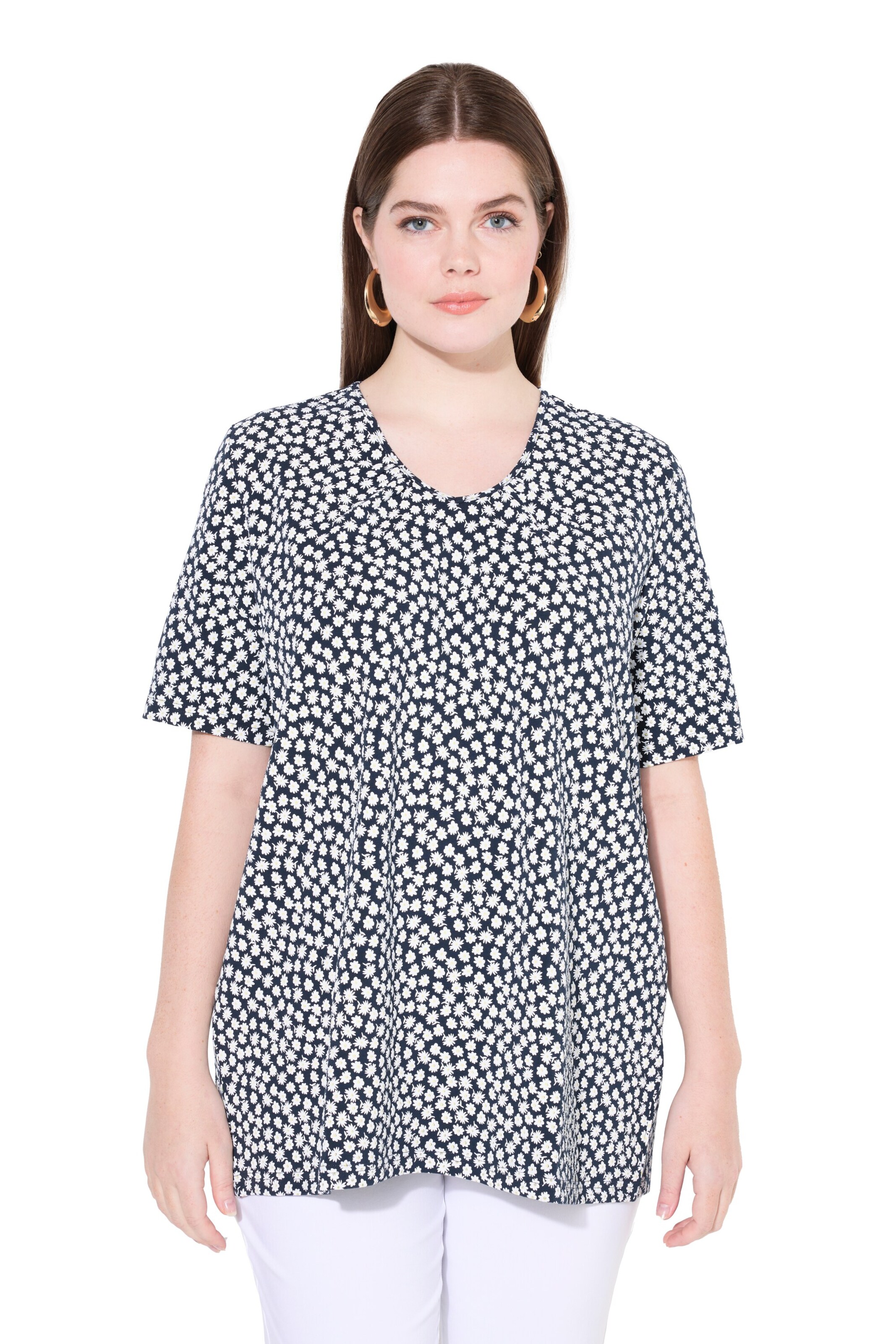 Ulla Popken Shirt in Blue: front