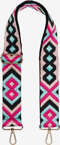 styleBREAKER Taschenzubehör 'Wechsel Taschengurt Ethno Muster bunt' in Pink: Vorderseite