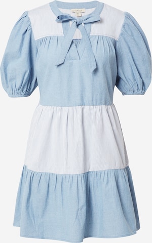 Oasis Платье-рубашка в Синий: спереди