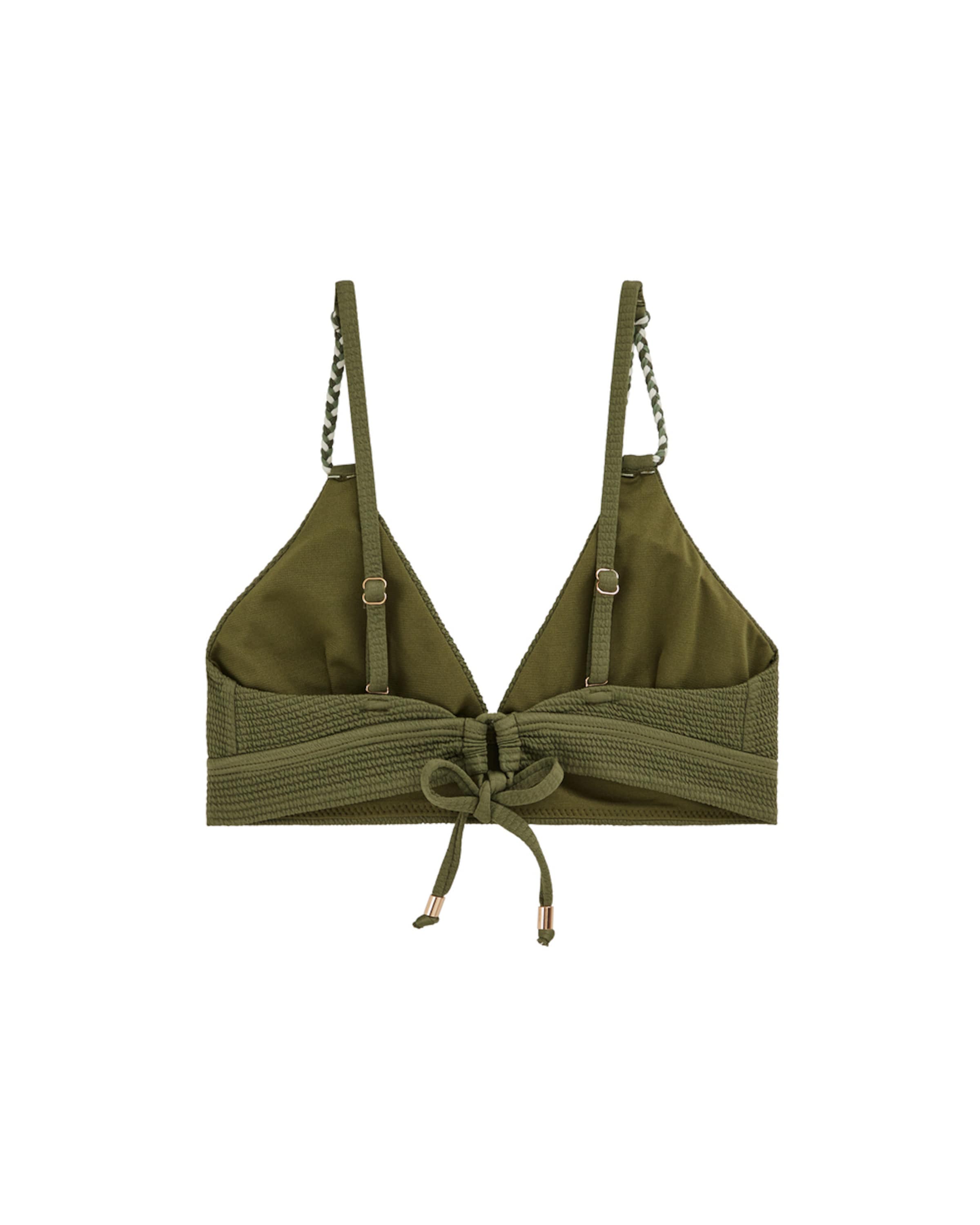 WE Fashion Háromszög Bikini felső - zöld