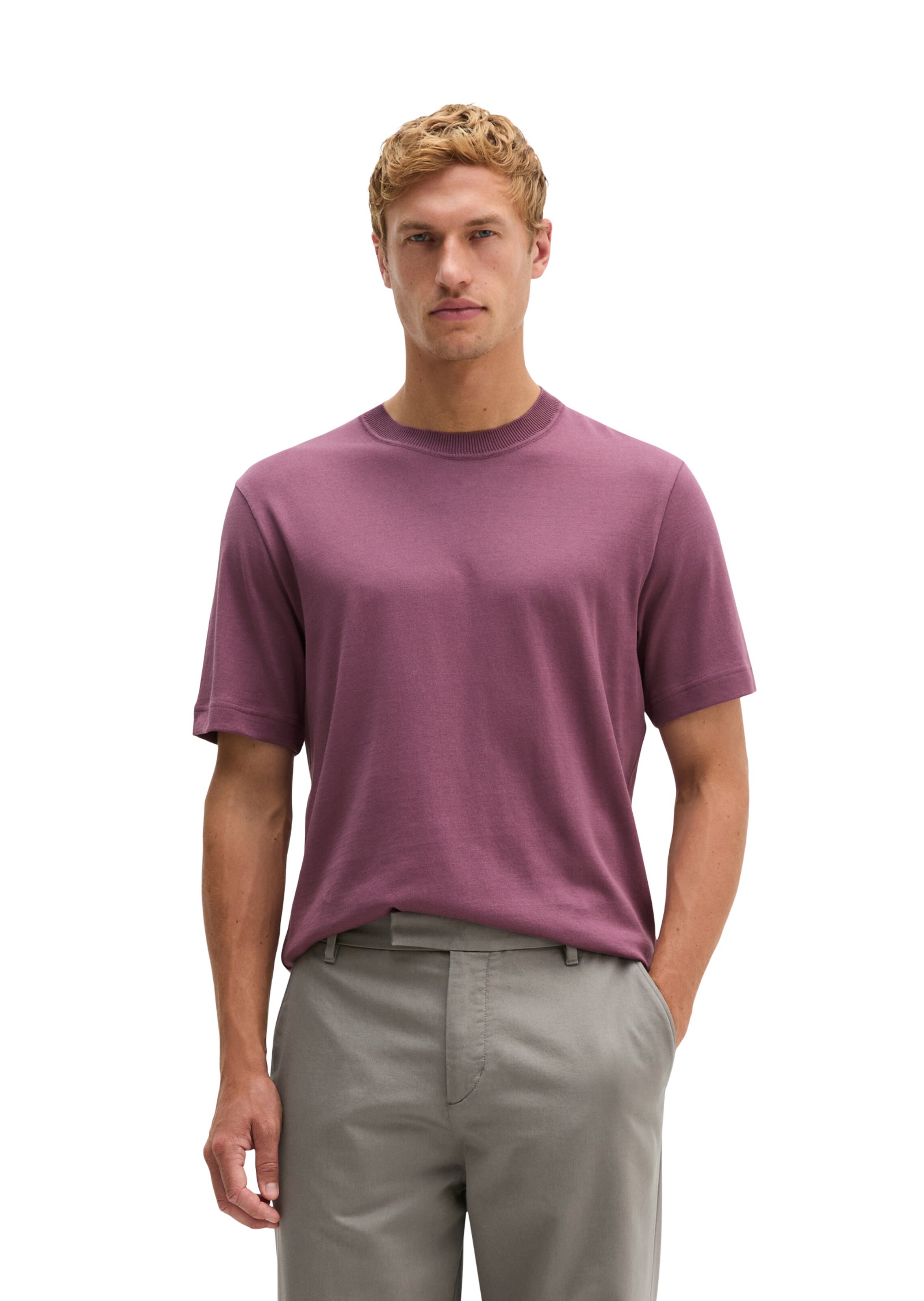 Marc O'Polo Shirt in Purple: front