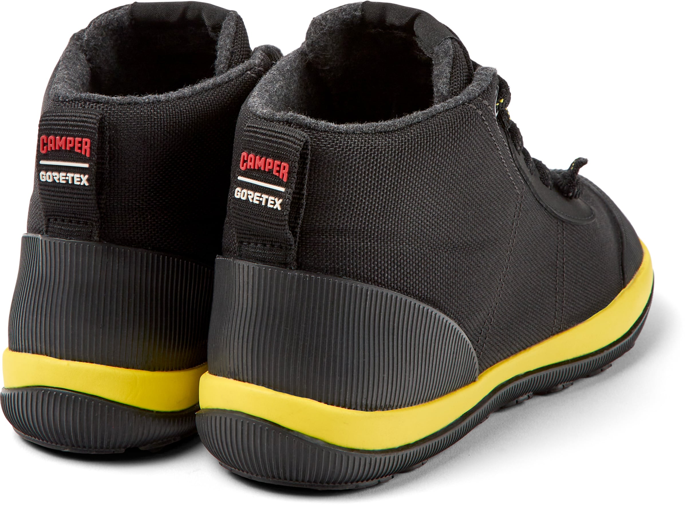 CAMPER Lace-up bootie 'Peu Pista' in Black