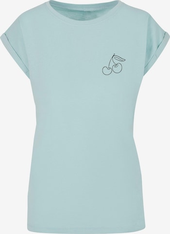 Merchcode T-Shirt 'Cherry' in Blau: predná strana