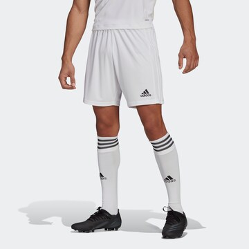 Regular Pantalon de sport 'Squadra 21' ADIDAS PERFORMANCE en blanc : devant