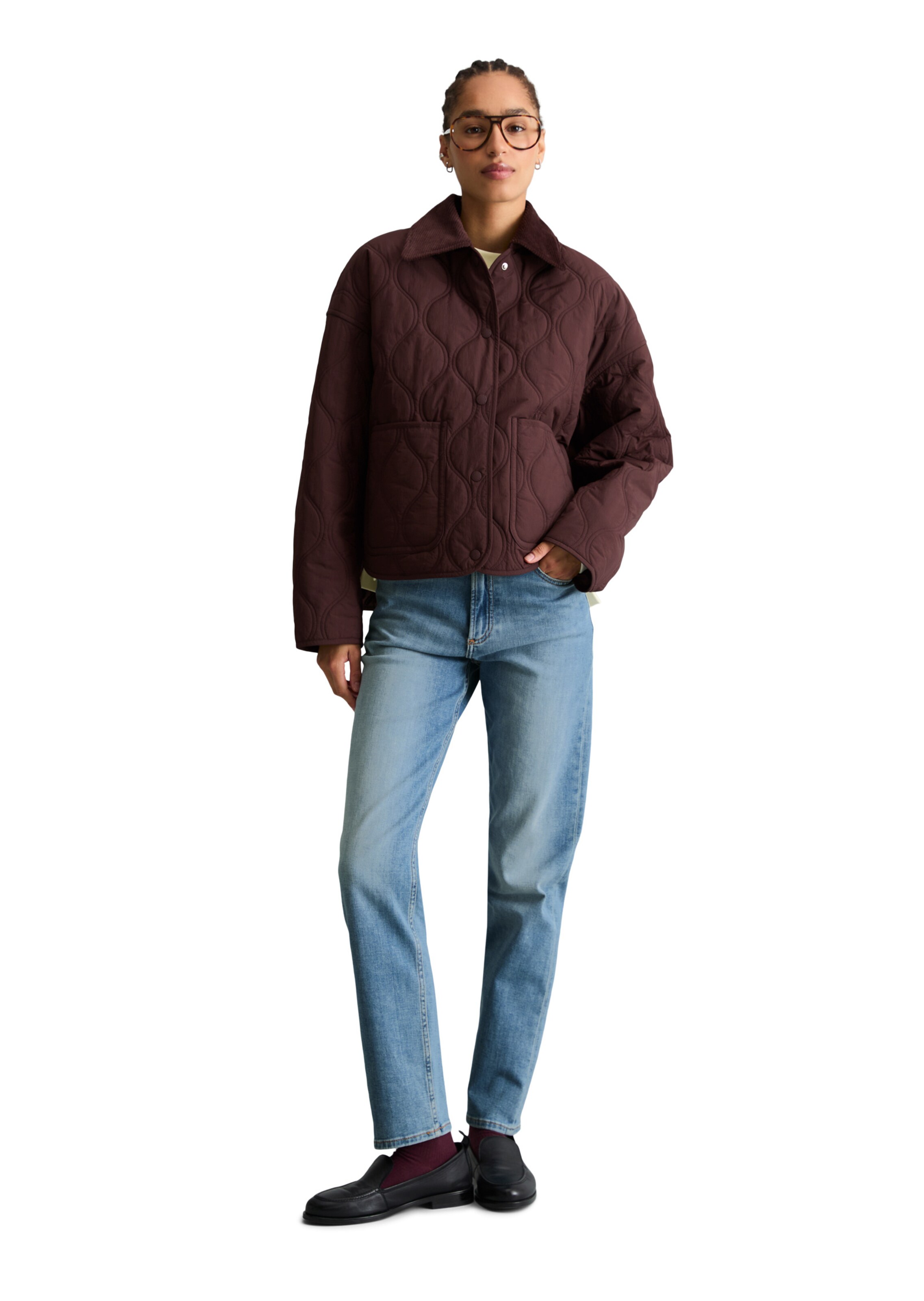 Marc O'Polo DENIM Between-season jacket in Brown