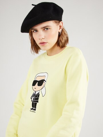 Karl Lagerfeld Bluzka sportowa 'Ikonik 2.0' w kolorze żółty