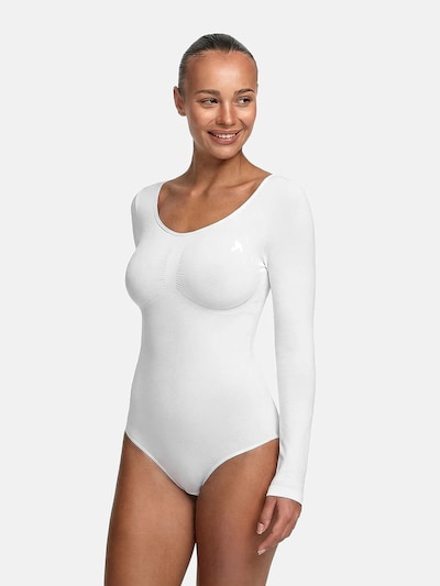 cfab Body moldeador 'Bodysuit Sculpting Shapewear Longsleeve mit Slip' en XS en blanco, Vista del producto