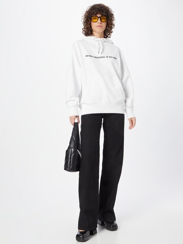 BOSS Black Sweatshirt in White