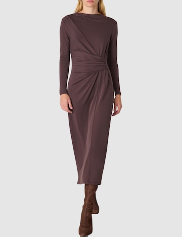 Whistles Dress in Brown: front