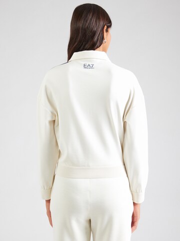 EA7 Emporio Armani Sweatshirt 'TRAIN TENNIS CLUB' in White