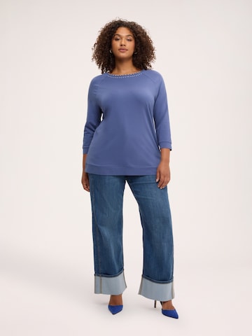 T-shirt Fiorella Rubino en bleu