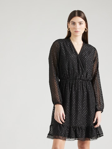 SISTERS POINT - Vestido 'UZA' em preto: frente