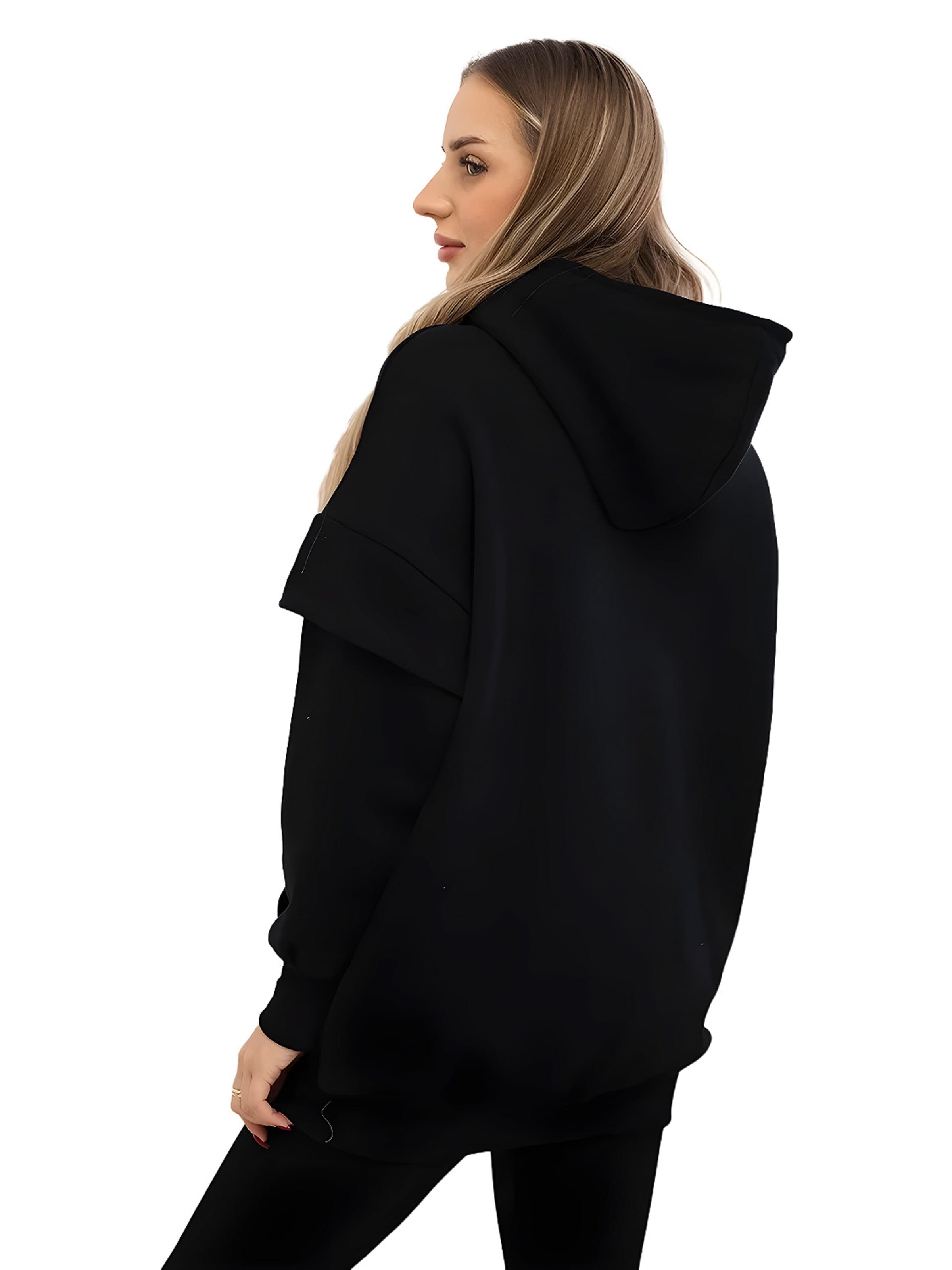 Lumera Sweatshirt in Zwart