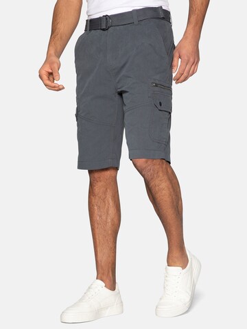 Threadbare Regular Cargo Pants 'Propane' in Grey: front