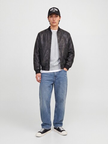 JACK & JONES Sweatshirt 'JACOLLIE' in Grijs