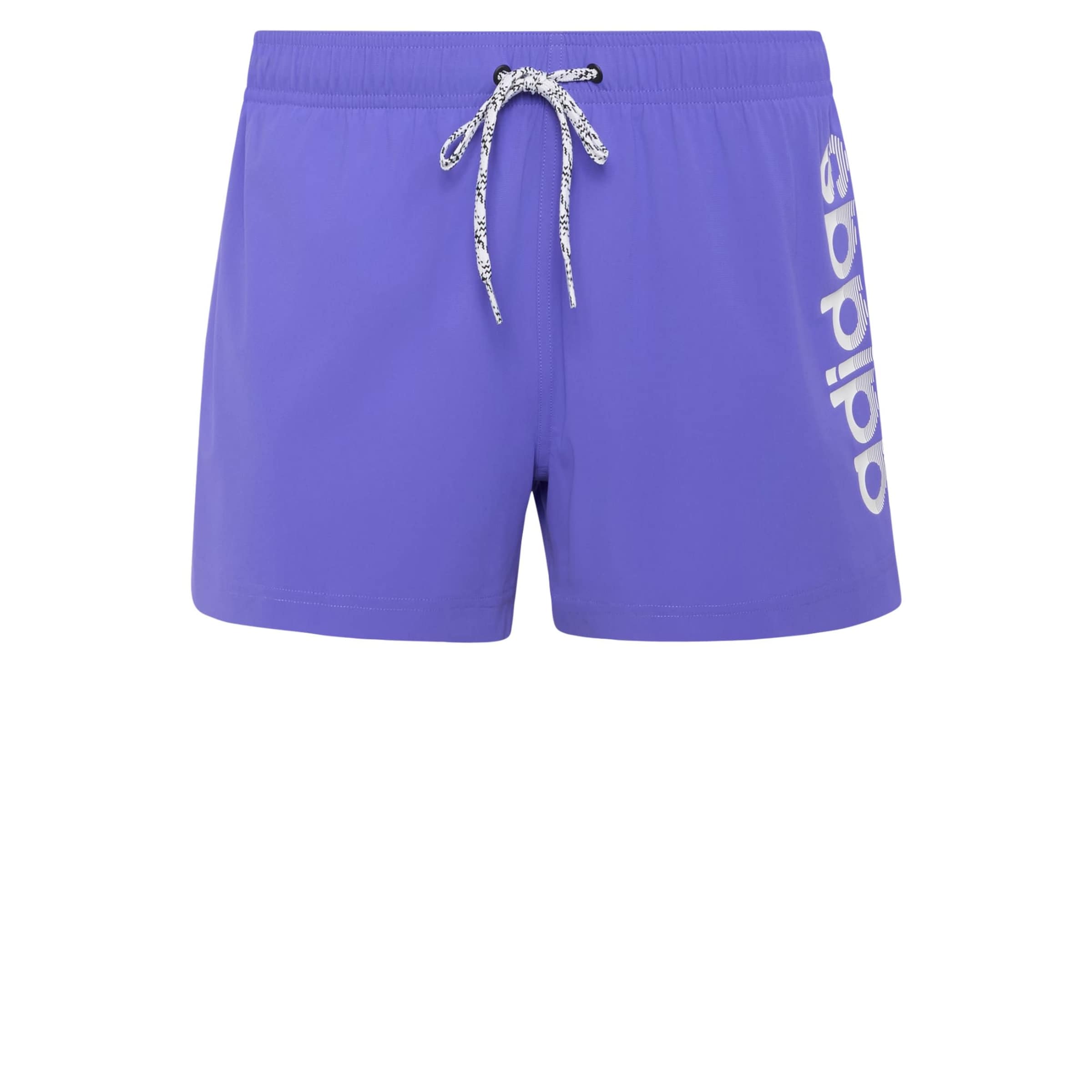 ADIDAS SPORTSWEAR Sportbadeshorts in lila / weiß, Produktansicht