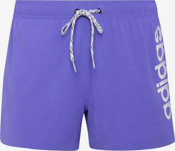 Maillot de bain de sport ADIDAS SPORTSWEAR en violet : devant