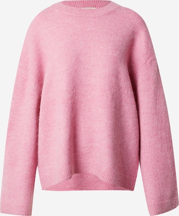 Gina Tricot Sweater in Pink: front