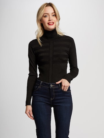 Morgan Sweater '202-MENTOSA' in Black: front