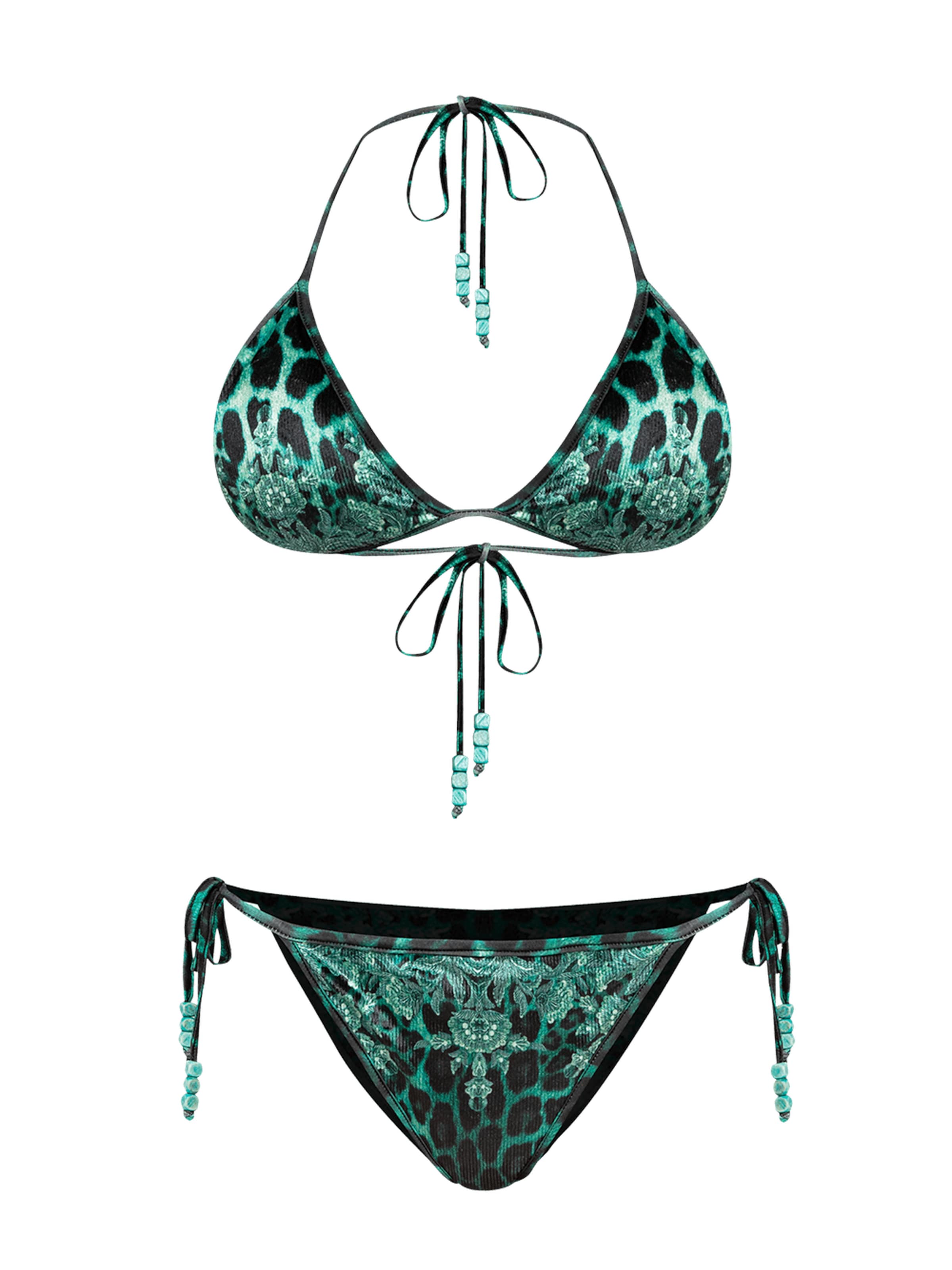JIORO Bikini bottom 'LEO GREEN' in Green