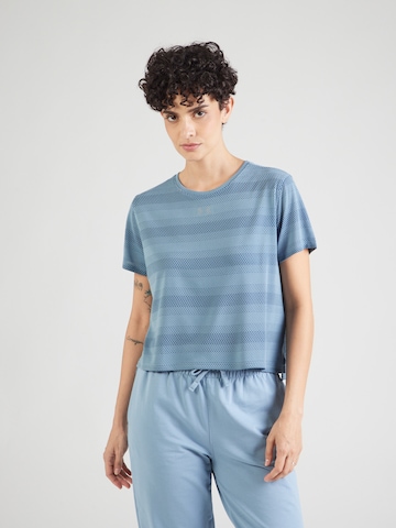 UNDER ARMOUR Performance Shirt 'Velociti' in Blue: front