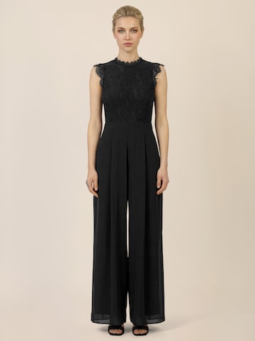 APART Jumpsuit in Schwarz: Vorderseite