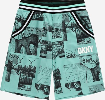 DKNY Regular Trousers in Green: front