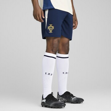 Regular Pantalon de sport 'Portugal' PUMA en bleu : devant